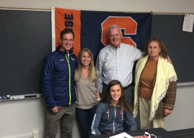 Syracuse women's lacrosse signees secure future at Syracuse on college signing day.