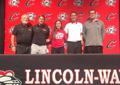 Lincoln-Way celebrates college signing day.