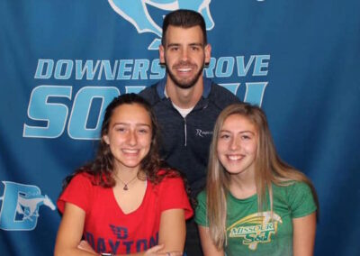 Downer's Grove signees celebrate college signing day in Downer's Grove.